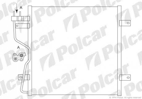 Радіатори кондиціонера Polcar 3411K8C1