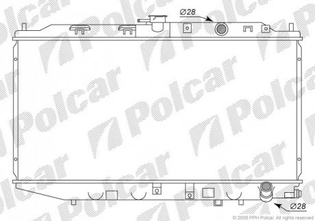 Радиаторы охлаждения Polcar 380508-3 (фото 1)