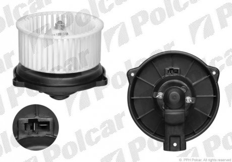 Вентилятор кабины Polcar 3807NU-1