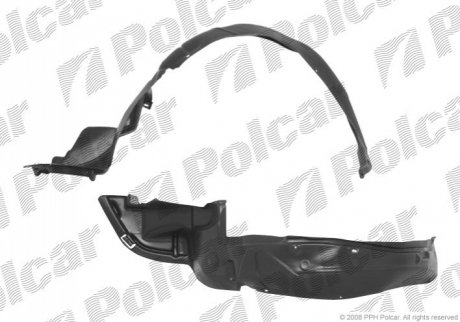 Подкрылок Polcar 3810FP-1
