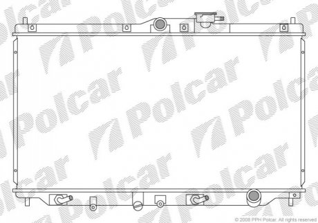 Радиатор охлаждения Polcar 3817082 (фото 1)