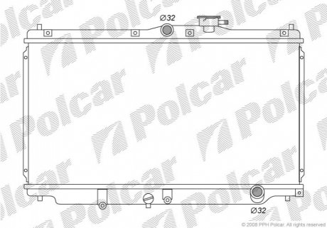 Радіатори охолодження Polcar 3817083