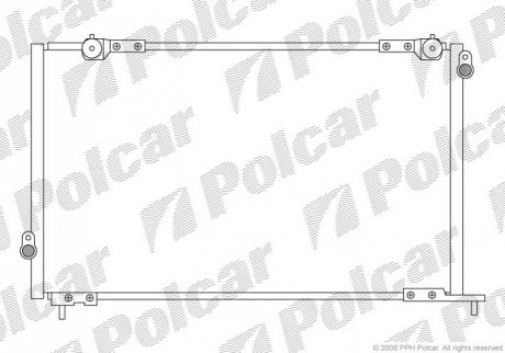 Радиаторы кондиционера Polcar 3818K8C3
