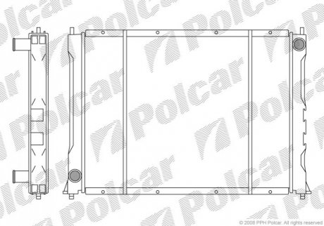 Радиаторы охлаждения Polcar 381908-3