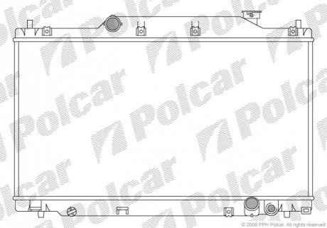 Радіатор охолодження Polcar 3825083 (фото 1)