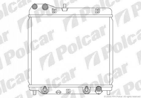 Радіатор охолодження Polcar 383508-1