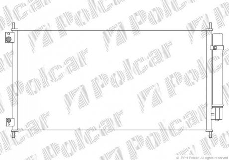 Радиаторы кондиционера Polcar 3851K8C1