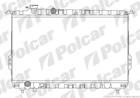 Радіатор охолодження Polcar 4024081