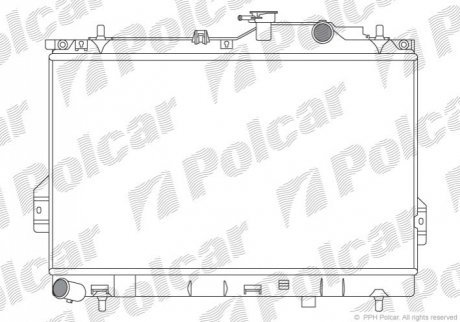 Радиатор двигателя Polcar 4035083X (фото 1)