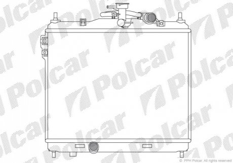 Радіатор охолодження Polcar 4042085X