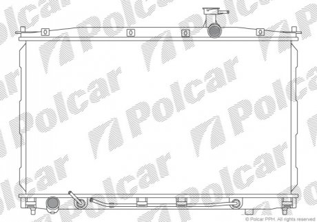 Радиатор охлаждения Polcar 4051081 (фото 1)