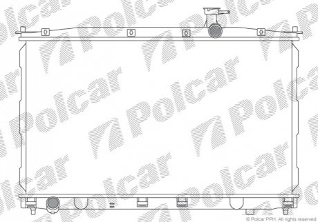 Радиатор охлаждения Polcar 4051082 (фото 1)
