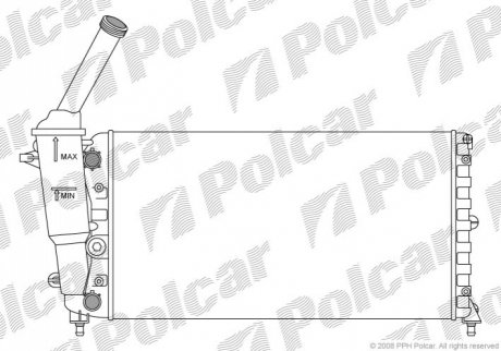 Радиатор охлаждения Polcar 4202081