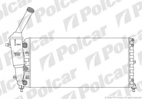 Радиаторы охлаждения Polcar 420208-2