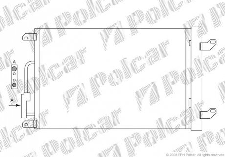 Радіатори кондиціонера Polcar 4211K82X