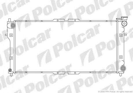 Радіатори охолодження Polcar 451608-1 (фото 1)