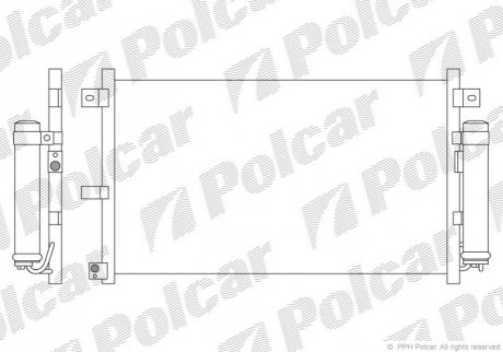 Радиаторы кондиционера Polcar 4526K81K (фото 1)