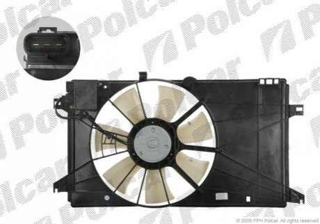 Вентилятор з корпусом / кронштейном Polcar 455023W2