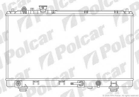 Радіатор охолодження Polcar 4555081