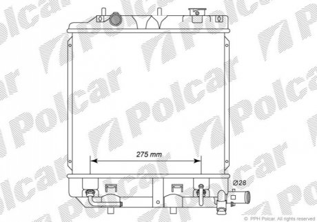 Радіатори охолодження Polcar 4571082K (фото 1)