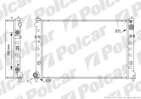 Радіатори охолодження Polcar 457908-2