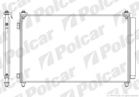 Радіатори кондиціонера Polcar 4579K83K