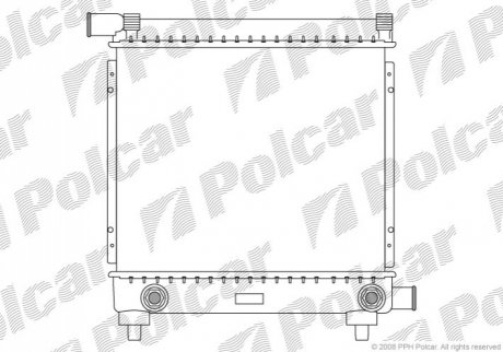 Радіатор охолодження Polcar 5001082 (фото 1)