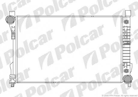 Радіатор охолодження Polcar 500308-5 (фото 1)