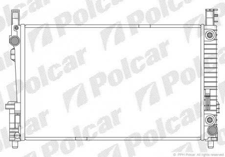 Радіатор охолодження Polcar 5006081