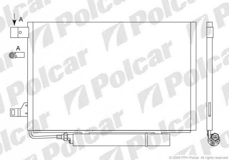 Радиаторы кондиционера Polcar 5006K81X
