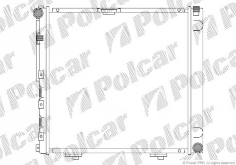 Радіатори охолодження Polcar 50140806 (фото 1)
