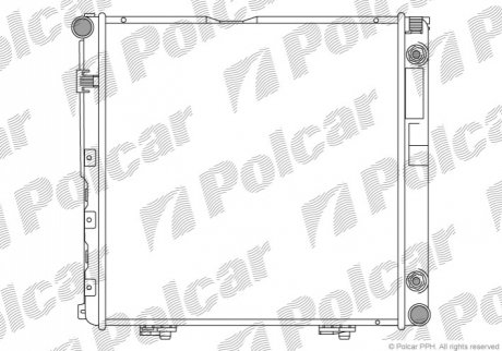 Радиаторы охлаждения Polcar 501408A6