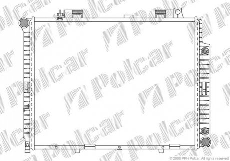 Радіатор охолодження Polcar 501508-6 (фото 1)