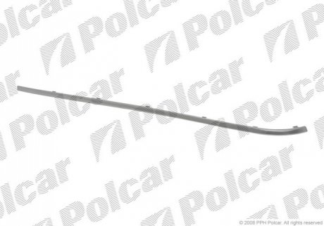 Молдинг накладки бампера лівий Polcar 50159611