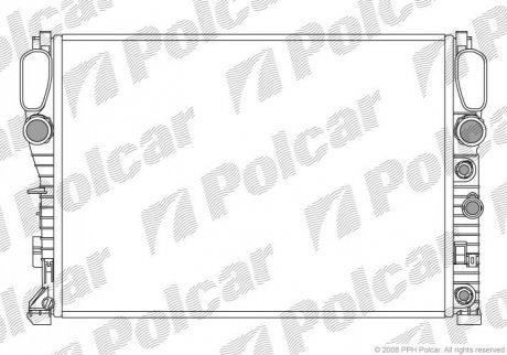 Радіатор охолодження Polcar 5016083 (фото 1)