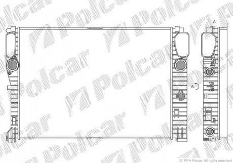 Радиаторы охлаждения Polcar 501608-4