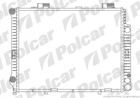 Радіатор охолодження Polcar 5021082 (фото 1)