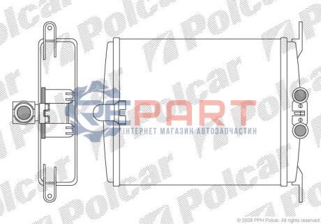 Радиаторы обогрева Polcar 5024N8-2