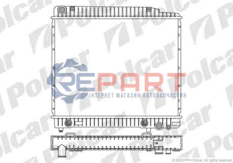 Радіатори охолодження Polcar 502608-3