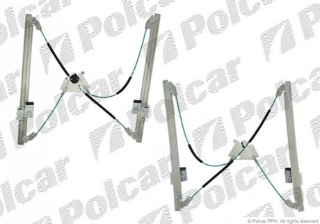 Склопідйомник електричний без електромотора - (A6397200446, A6397200046) Polcar 5040PSG1