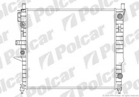 Радіатор охолодження Polcar 5044082