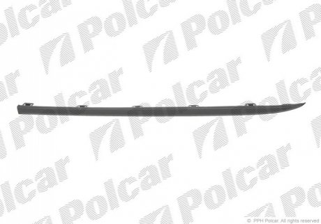 Спойлер бампера переднего Polcar 504425-1