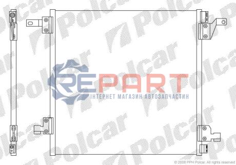 Радіатор кондиціонера Polcar 5044K8C2 (фото 1)