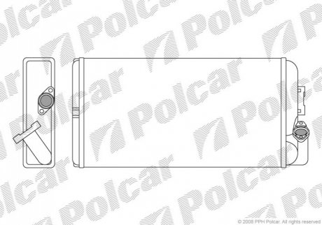 Радіатор обігріву Polcar 5053N81