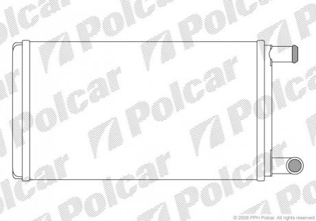 Радіатор обігріву Polcar 5061N81 (фото 1)