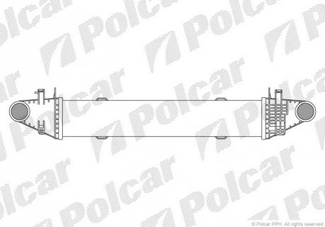 Радіатори повітря (Інтеркулери) Polcar 5070J82X