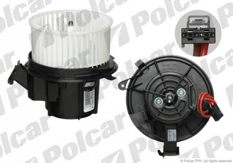 Вентилятор кабины - (A2128200708) Polcar 5070NU3X