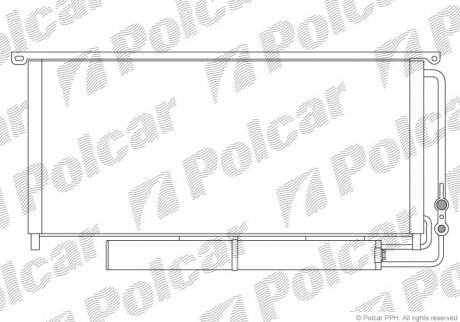 Радіатори кондиціонера Polcar 5096K8C1