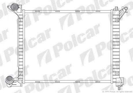 Радіатори охолодження Polcar 510108-4