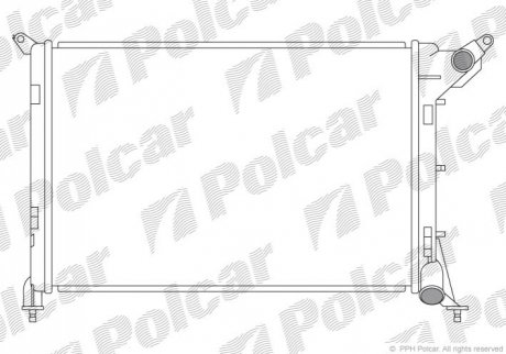 Радіатори охолодження Polcar 510108-5